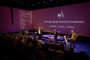 Presentatie 'Vindingen die de wereld veranderden' in Forum Groningen Geluid van het Noorden